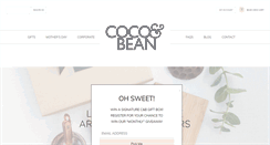 Desktop Screenshot of cocoandbean.com.au