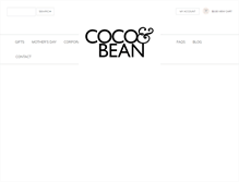 Tablet Screenshot of cocoandbean.com.au